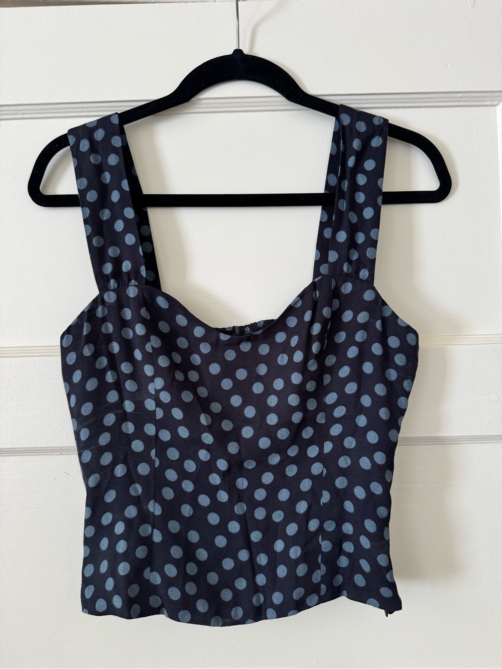 Reformation Hester Tank Top Cosmic Dot NWT Size 6